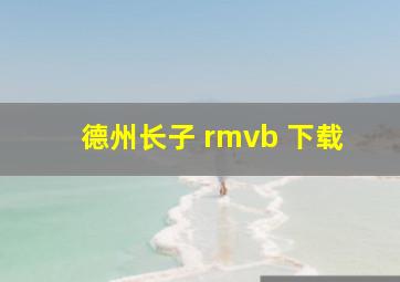 德州长子 rmvb 下载